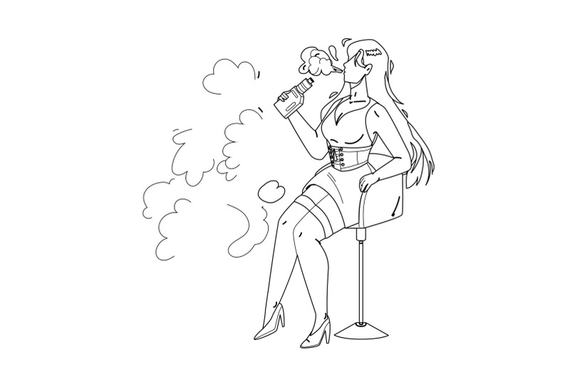 vape-girl-smoking-electronic-cigarette-vector