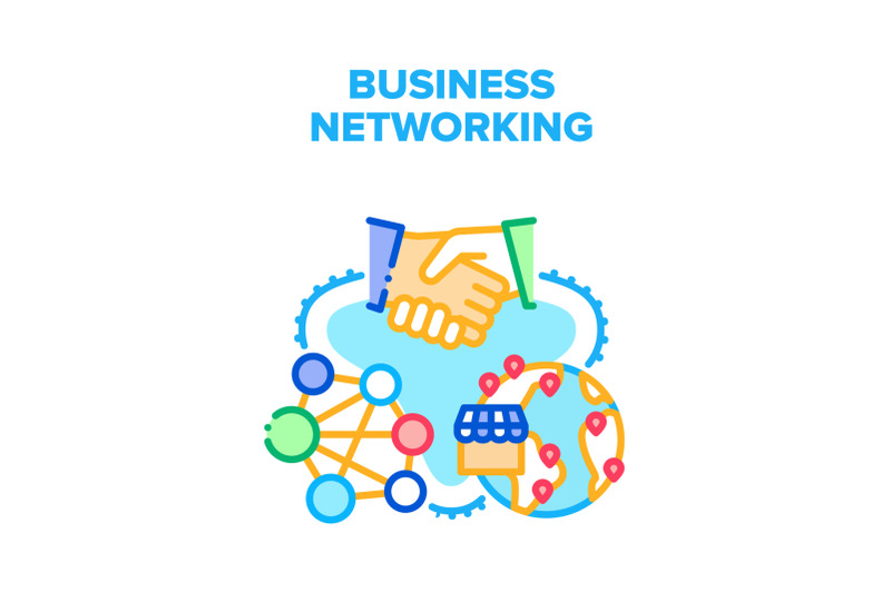 business-networking-structure-vector-concept-color