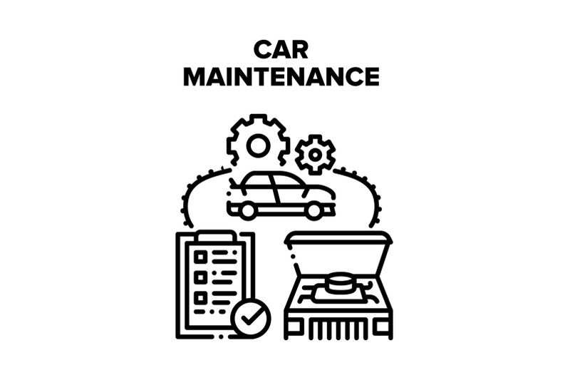 car-maintenance-vector-black-illustration