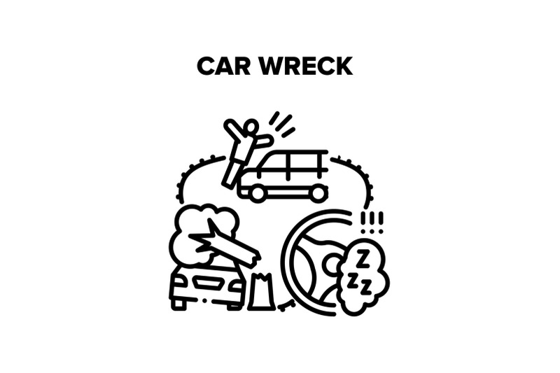 car-wreck-crash-vector-black-illustration