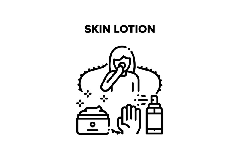 skin-lotion-vector-black-illustration