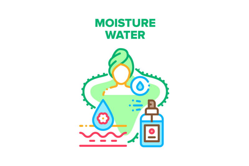 moisture-water-vector-concept-color-illustration