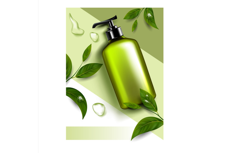 herbal-care-cosmetic-promotional-poster-vector