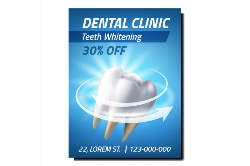 dental-clinic-creative-promotional-banner-vector