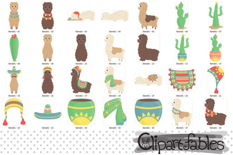 cute-llama-clipart-alpaca-clip-art-colorful-design-for-kids