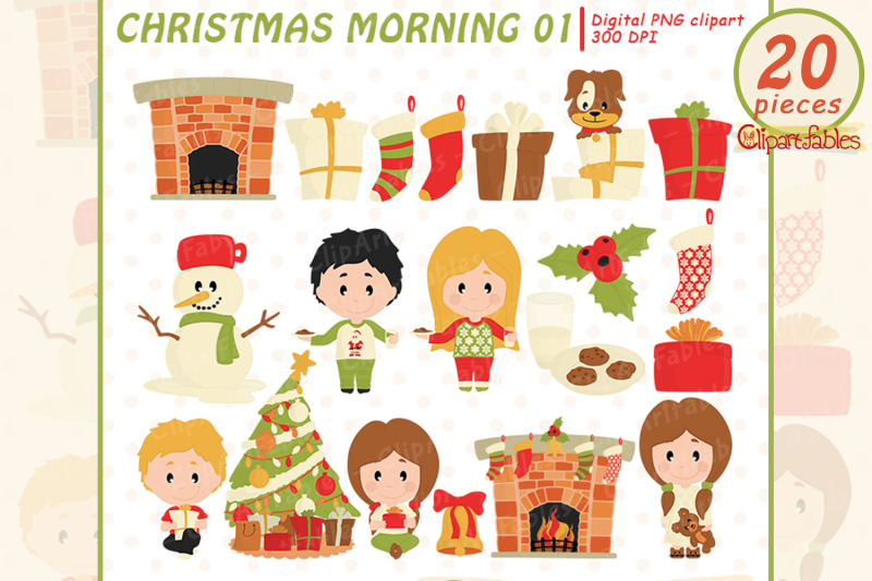 cute-christmas-morning-clipart-children-in-christmas-pajamas-clip-art