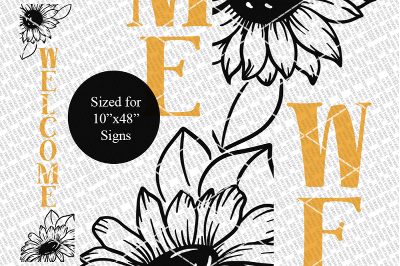 sunflower-welcome-vertical-svg-farmhouse-porch-sign-dxf-and-more