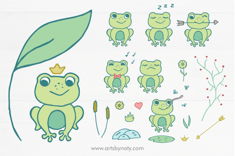 cute-little-frog-svg-illustration-set