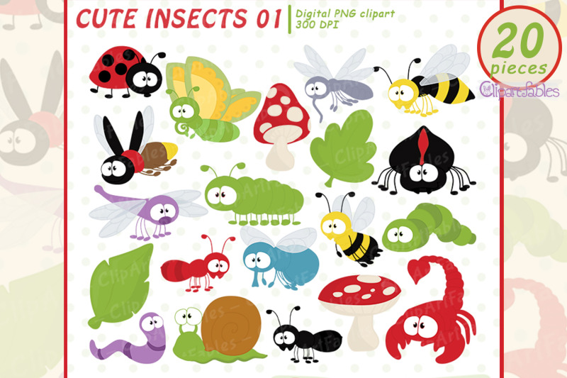 cute-insect-clipart-beetle-bug-clip-art-digital-clipart