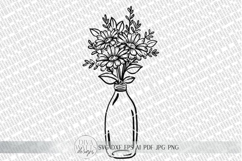 boho-daisies-svg-modern-farmhouse-hand-drawn-art-dxf-and-more