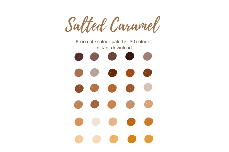 salted-caramel-procreate-lettering-brush-amp-palette