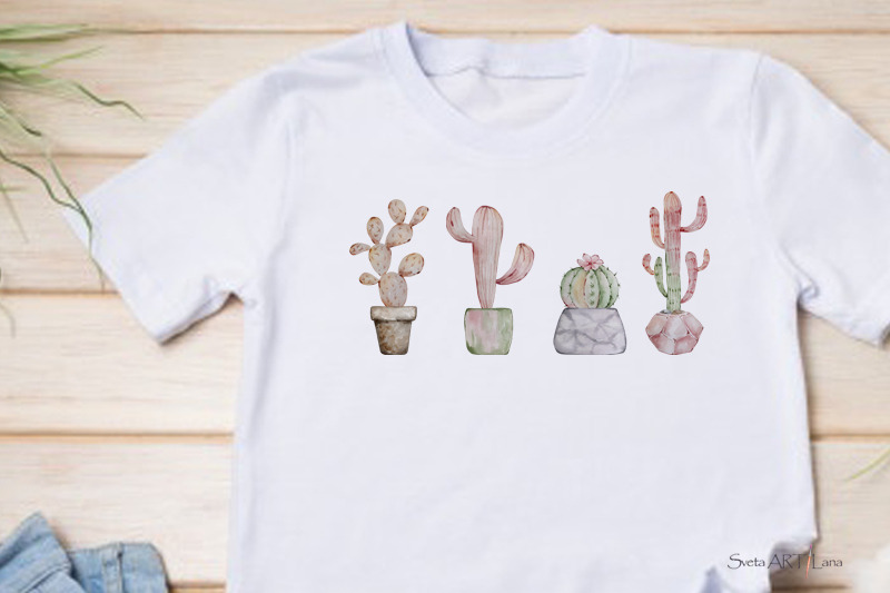 watercolor-cacti-clipart-boho-tropical-plant