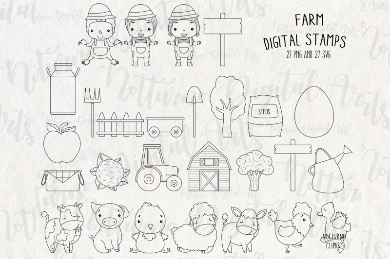 farm-digital-stamps-svg-set-of-27-instant-download-files