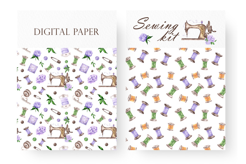 sewing-seamless-pattern-digital-paper-watercolor-embroidery