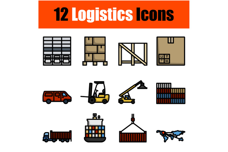 logistics-icon-set