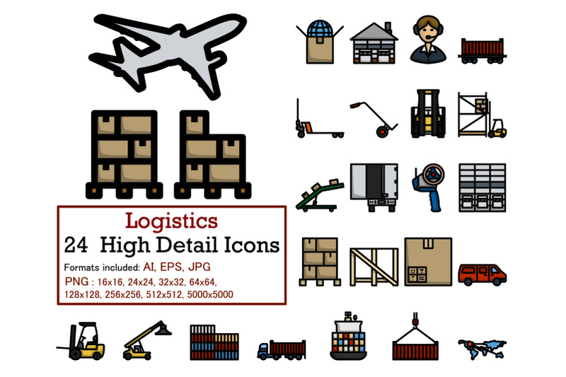 logistics-icon-set