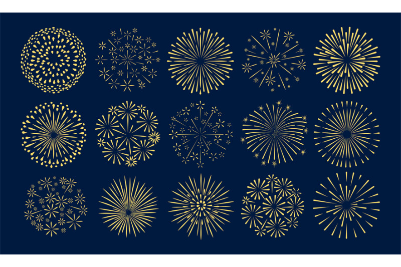 fireworks-golden-starburst-set