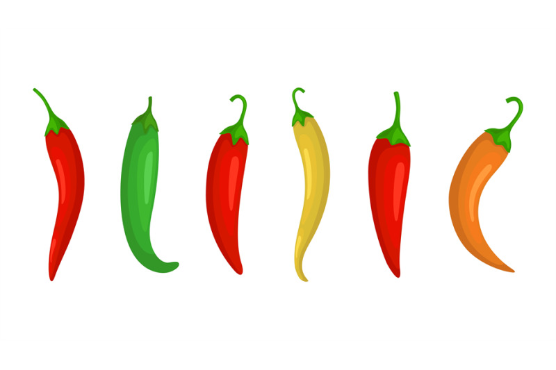 chilli-pepper-isolated-icons