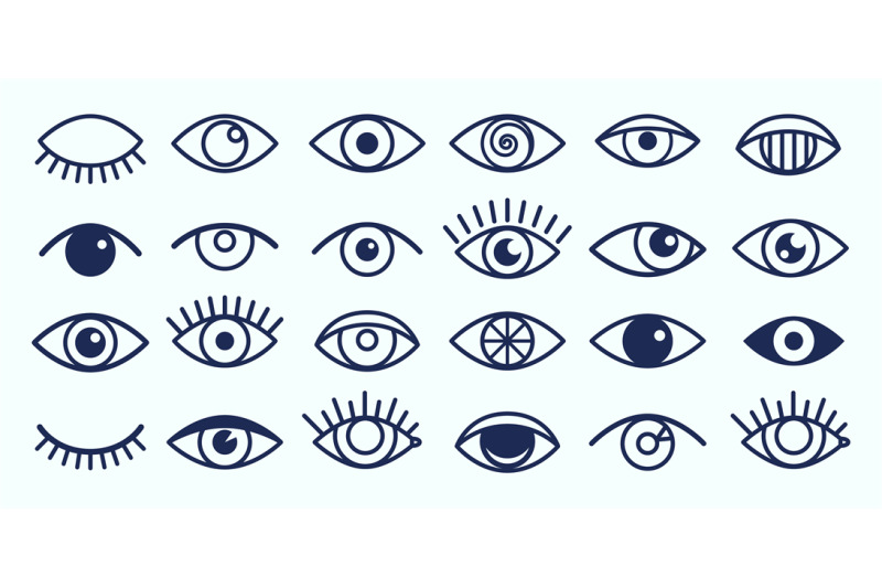 eye-icons-collection