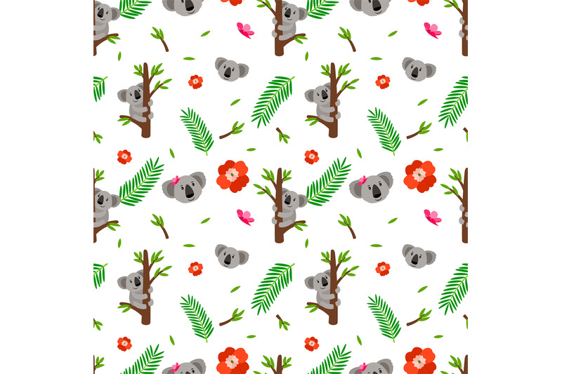 koala-seamless-pattern