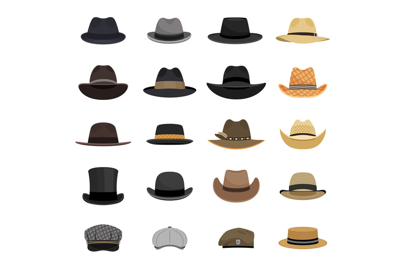 different-male-hats