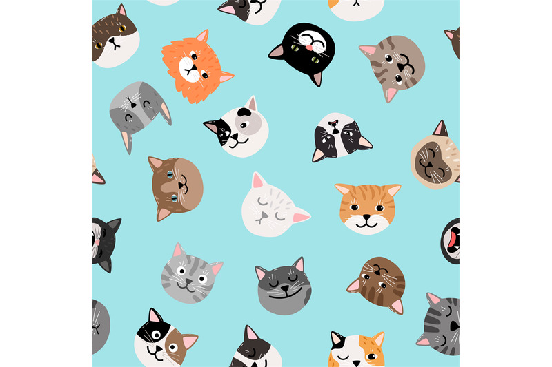 cats-characters-pattern