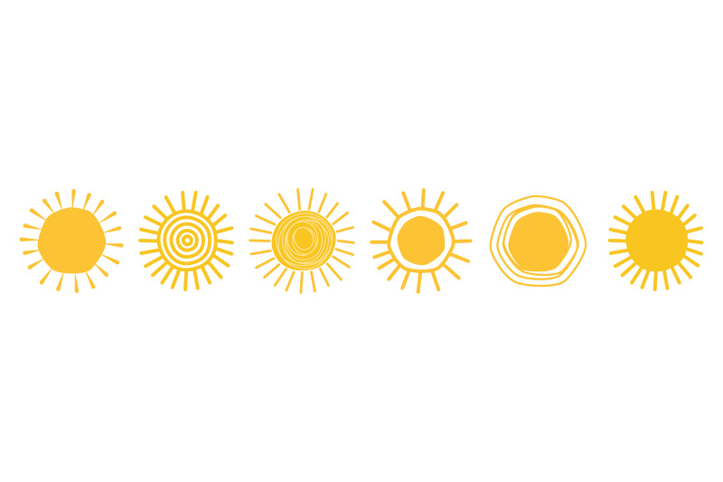 doodle-sun-icons