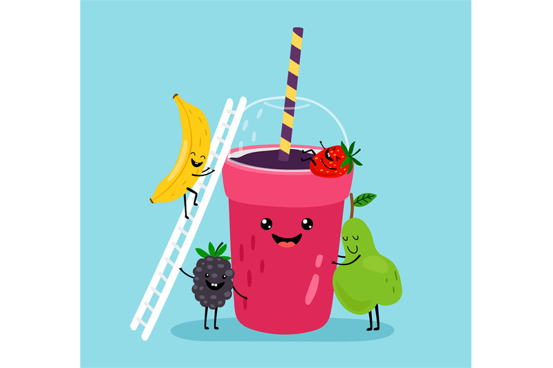 smoothie-drink-character