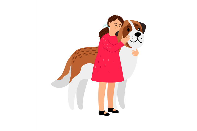 girl-and-her-dog