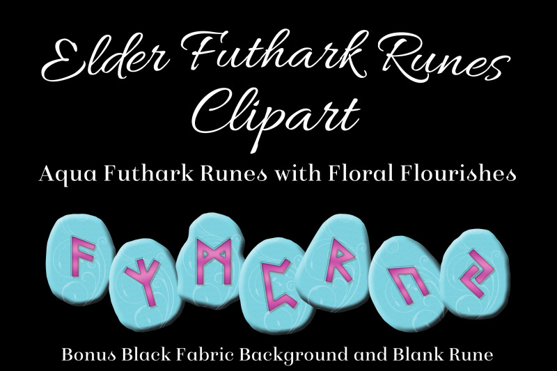 aqua-flourish-elder-futhark-runes-set-clipart-images