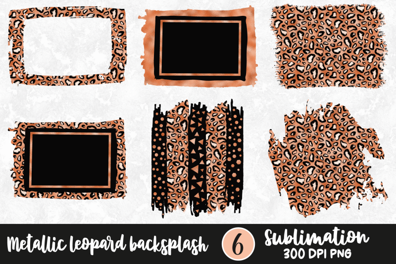 metallic-leopard-sublimation-backsplash-brush-strokes-png