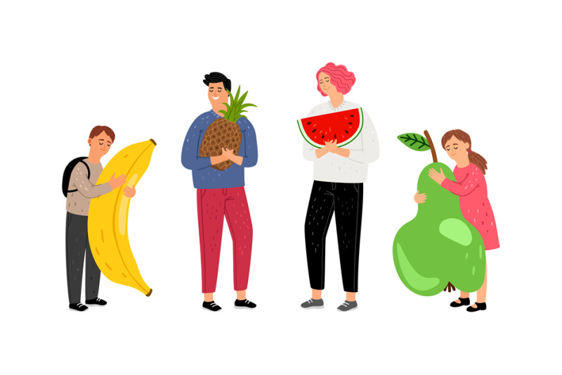 children-with-fruits