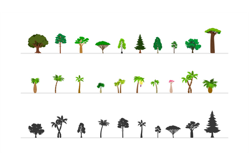 green-forest-tree-icons