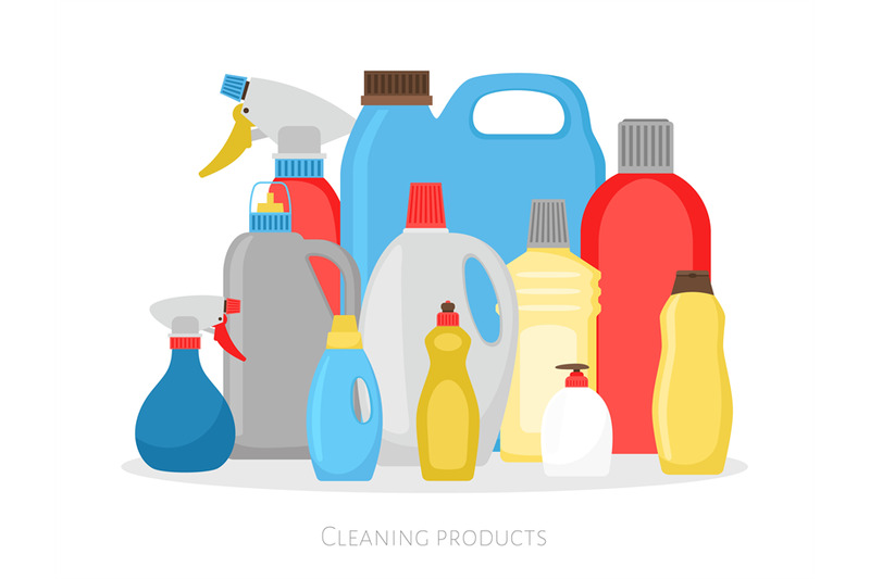 cleaning-products-bottles-isolated-plastic-packing-set-detergent-cle