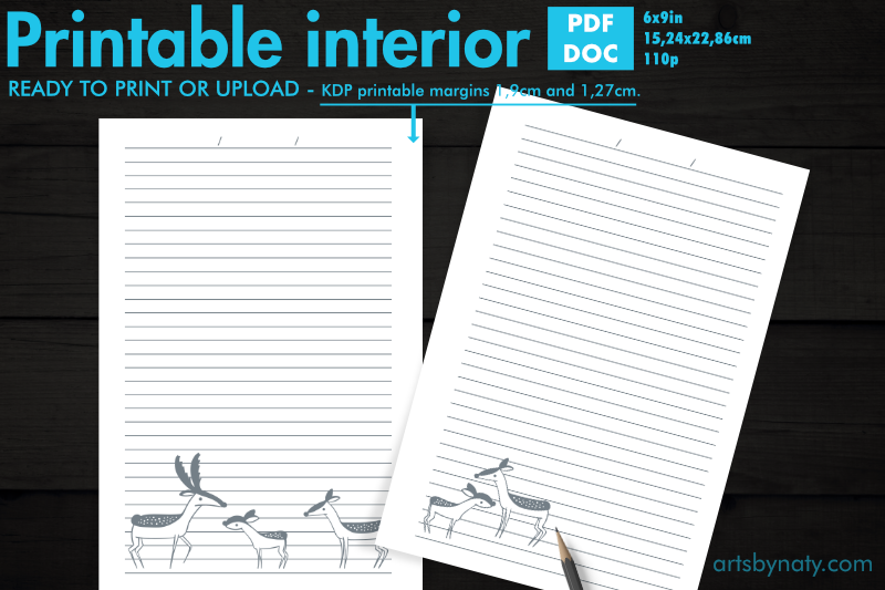 printable-notebook-with-forest-animals