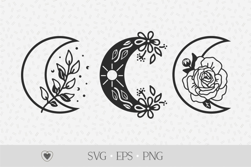 floral-moon-svg-crescent-moon-svg-celestial-svg