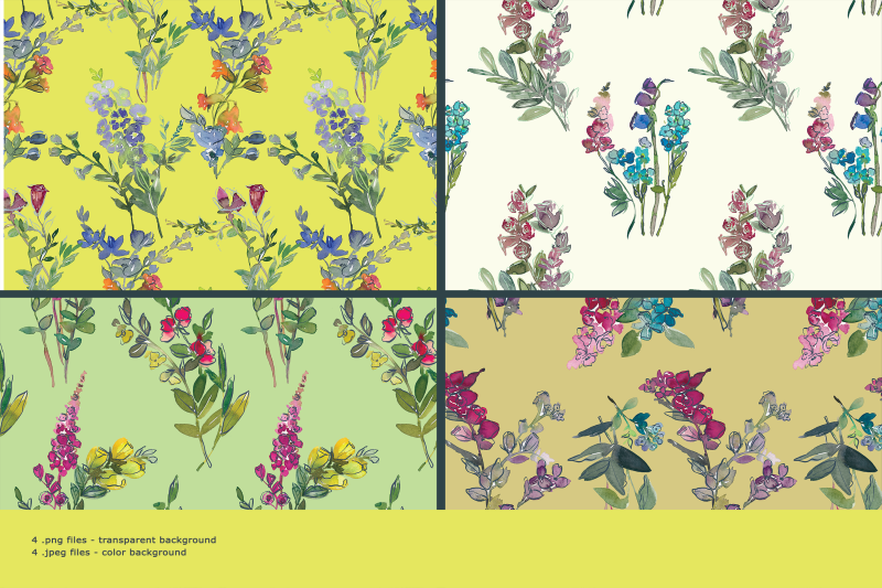 watercolor-field-flowers-clipart-set