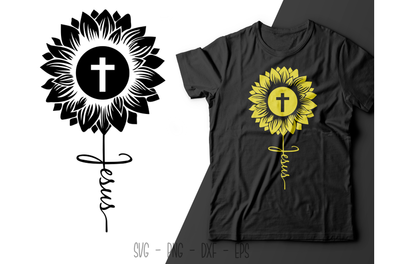 jesus-sunflower-svg