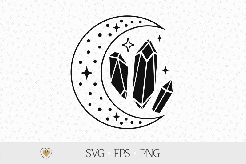 moon-with-crystal-svg-witchy-svg-celestial-clipart