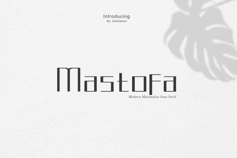 mastofa-minimalist-font