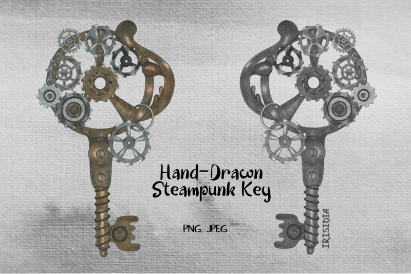 hand-drawn-steampunk-key-png