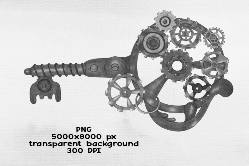 hand-drawn-steampunk-key-png