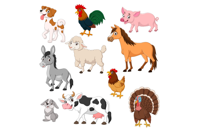 set-of-ten-farm-animal-collection