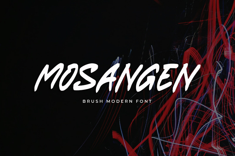 mosangen-brush-modern-font