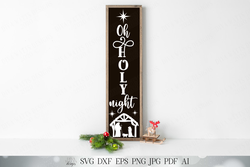oh-holy-night-vertical-sign-cutting-file-svg-dxf-jpg-and-more