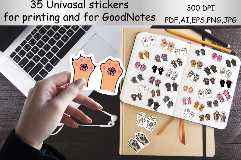 stickers-for-printing-and-for-the-goodnotes-app-cat-paws-pets-animal