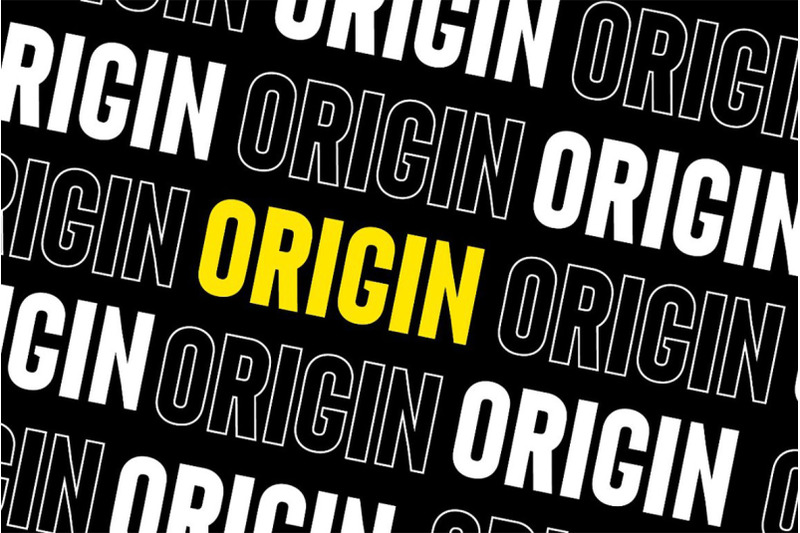origin-bold-retro-sans-serif