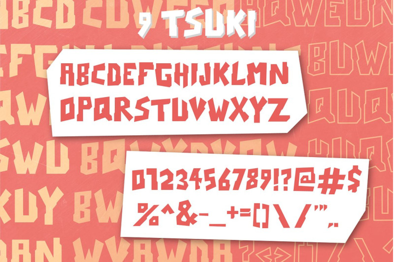 tsuki-typeface