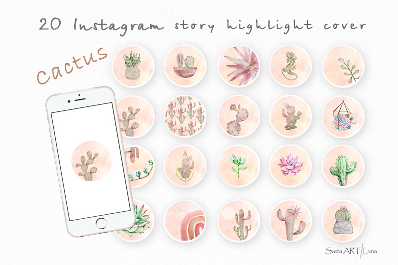 instagram-boho-cactus-story-highlight-icons