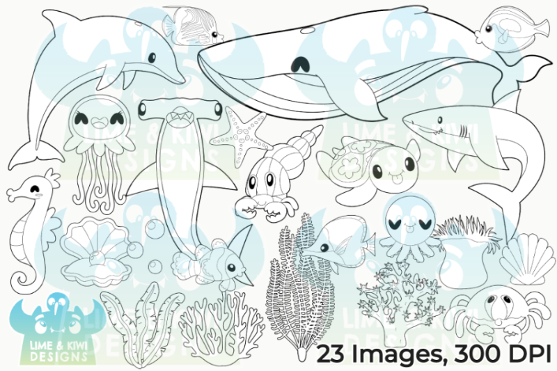 sea-life-digital-stamps-lime-and-kiwi-designs